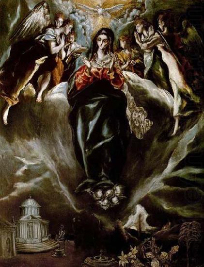 GRECO, El The Virgin of the Immaculate Conception oil painting picture